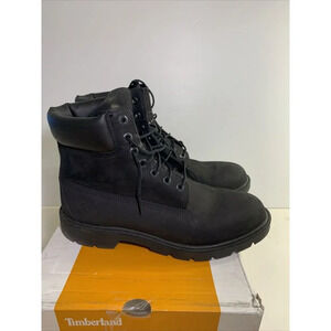 .140 Timberland Classic 6 In Waterproof Boot, Black Nubuck-US 9 Mens